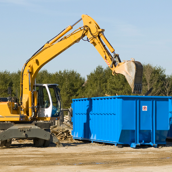 what size residential dumpster rentals are available in East Enterprise IN